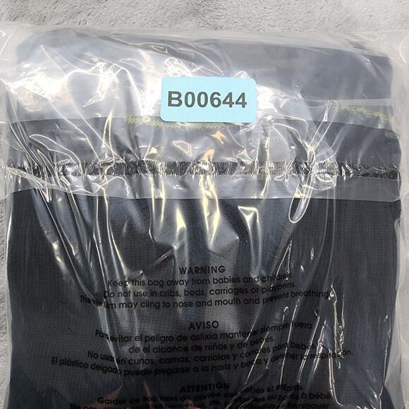 Vintage Claiborne Sweater Mens M Dark Blue Green Stripes V-Neck Pullover Preppy - Picture 9 of 9